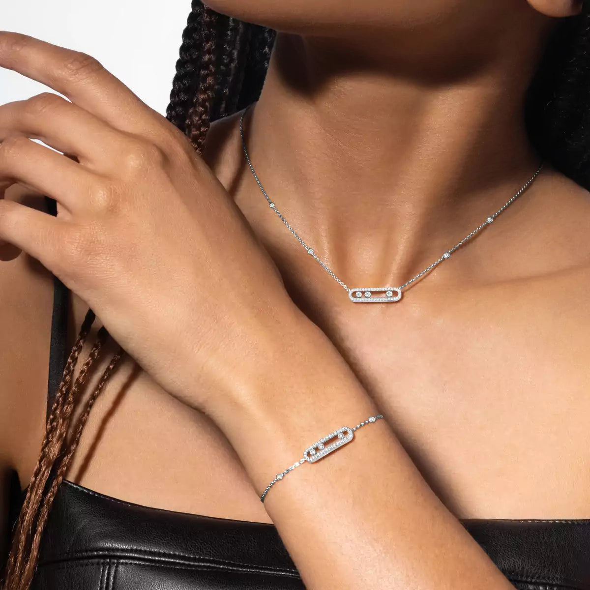 [Loco ]Pavé Baby Move Diamond Bracelet