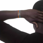 [Loco ]Messika Care(s) pink cord pavé bracelet