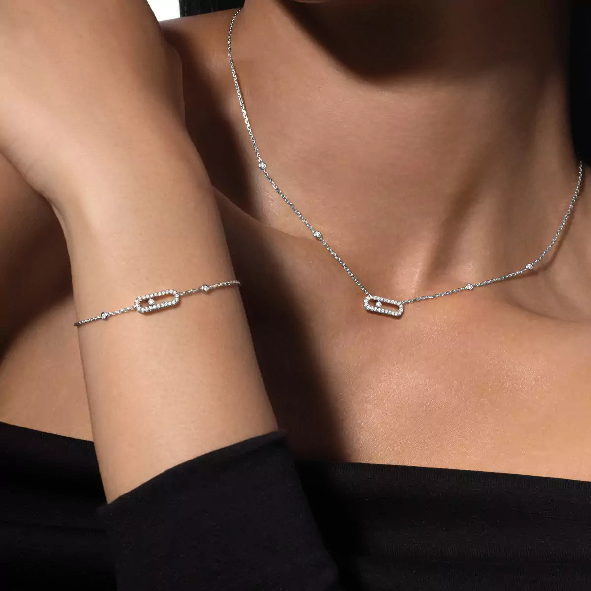 [Loco]Diamond Necklace Move Uno