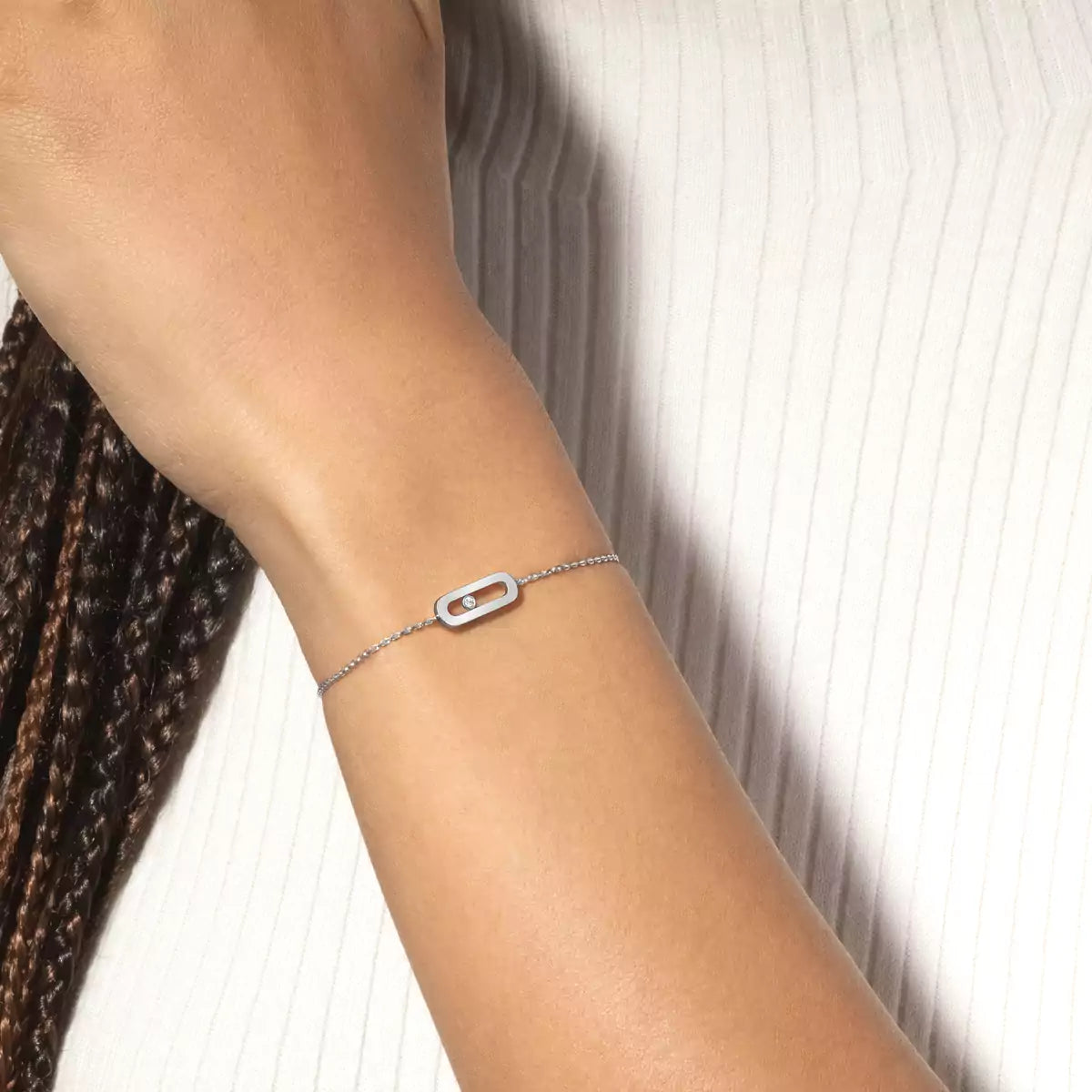 [Loco ]Move Uno Diamond Bracelet