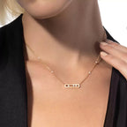 [Loco ] Baby Move Gold Diamond Necklace