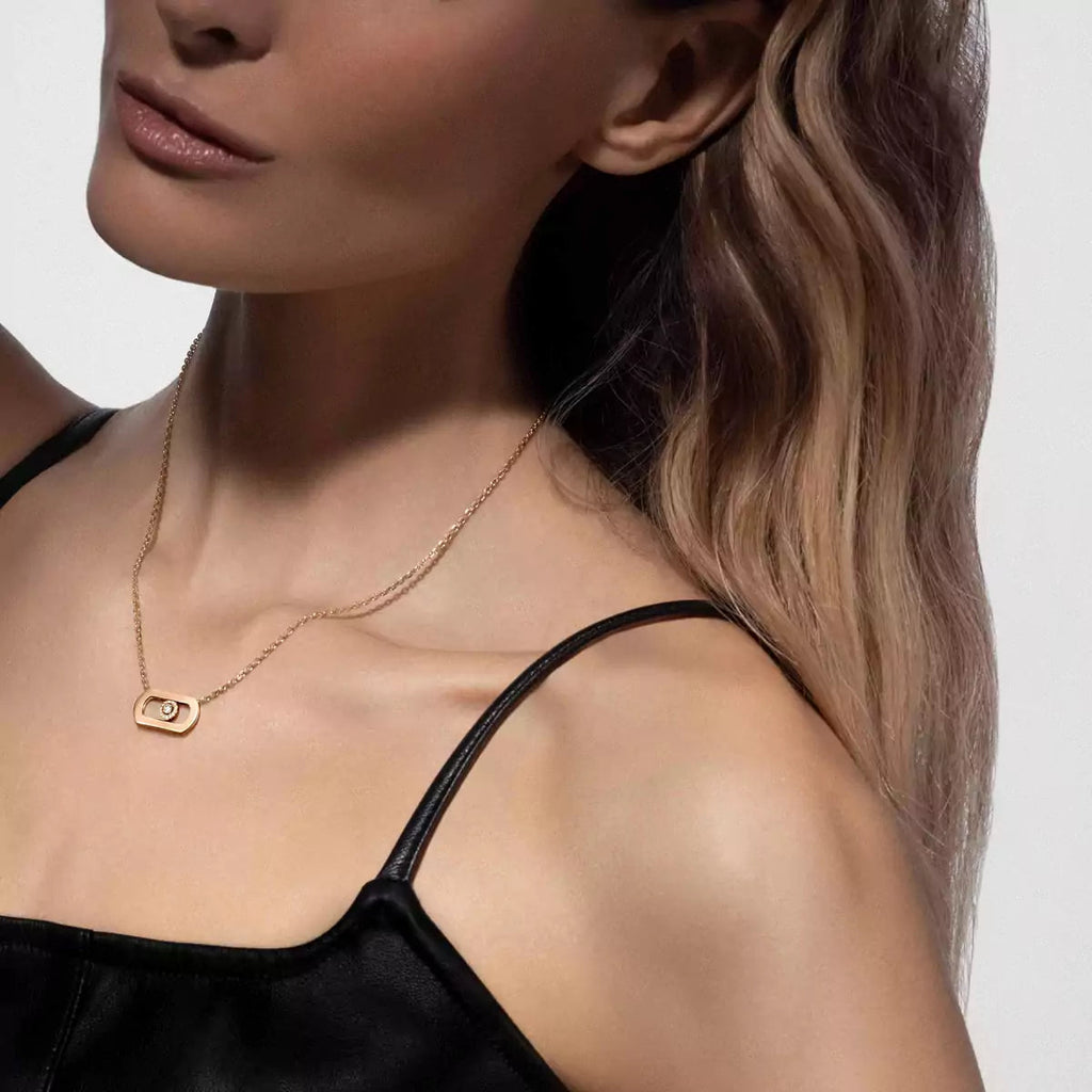 [Loco ]So Move Diamond Necklace in Gold