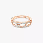 [Loco ] Baby Move Gold Diamond Pave_ Ring