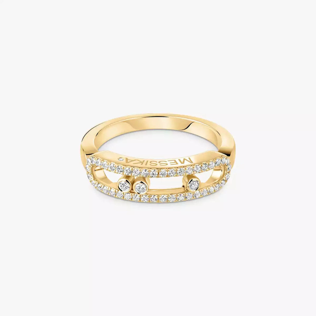 [Loco ] Baby Move Gold Diamond Pave_ Ring