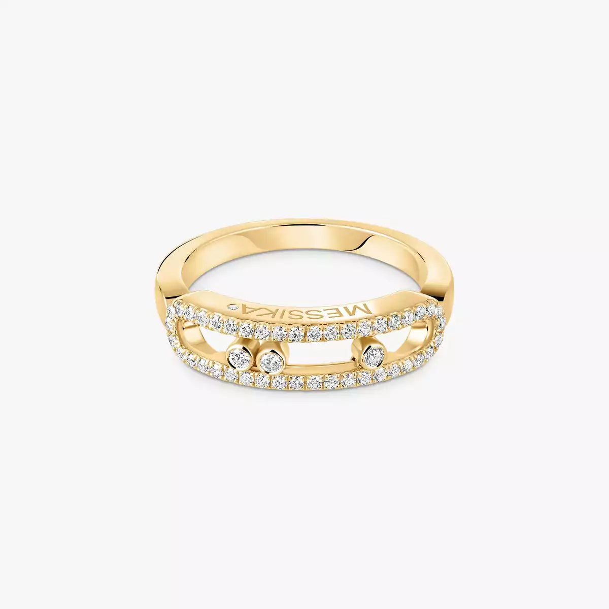 [Loco ] Baby Move Gold Diamond Pave_ Ring