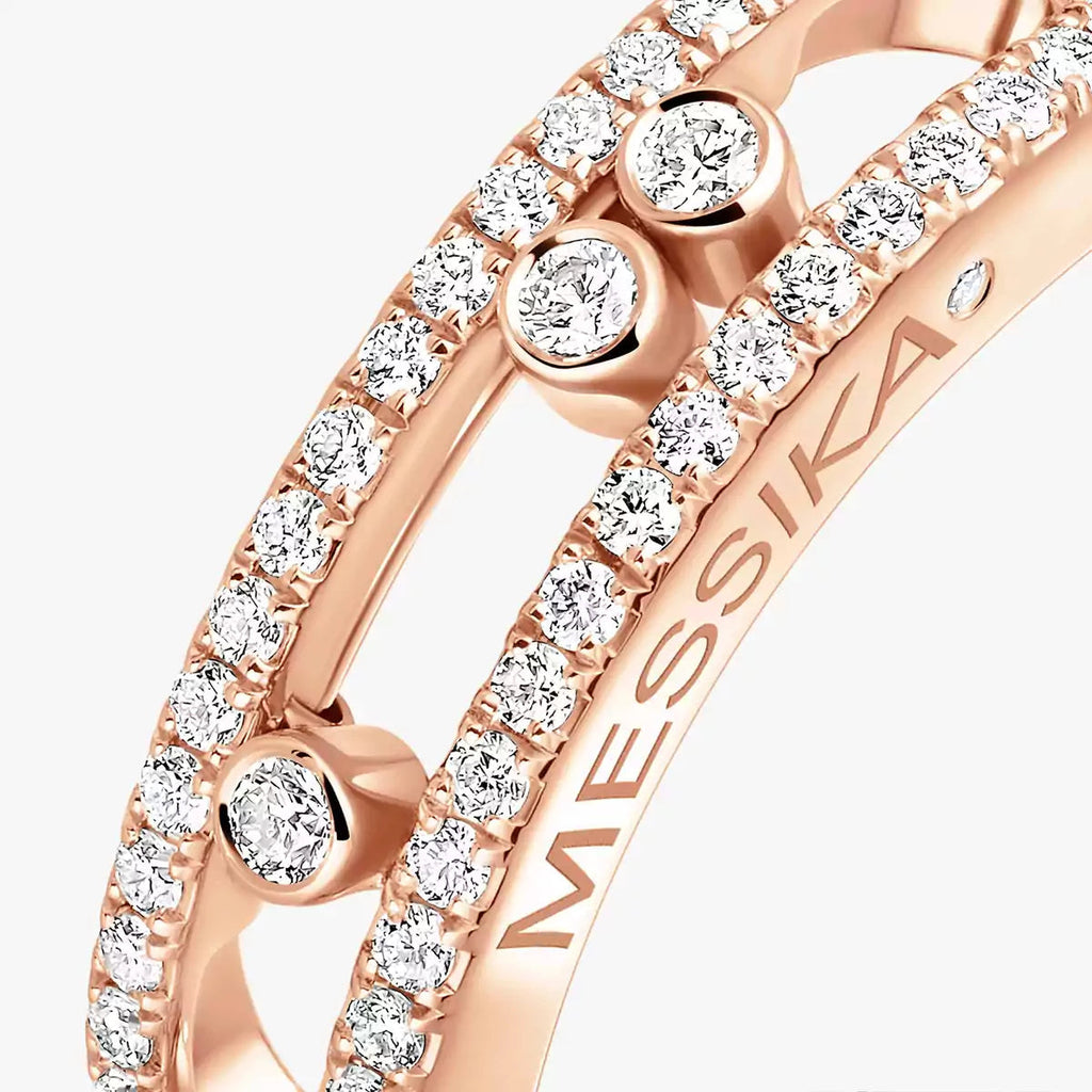 [Loco ] Baby Move Gold Diamond Pave_ Ring