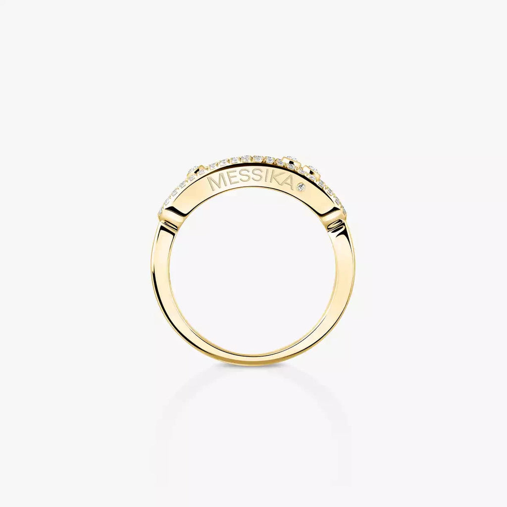 [Loco ] Baby Move Gold Diamond Pave_ Ring