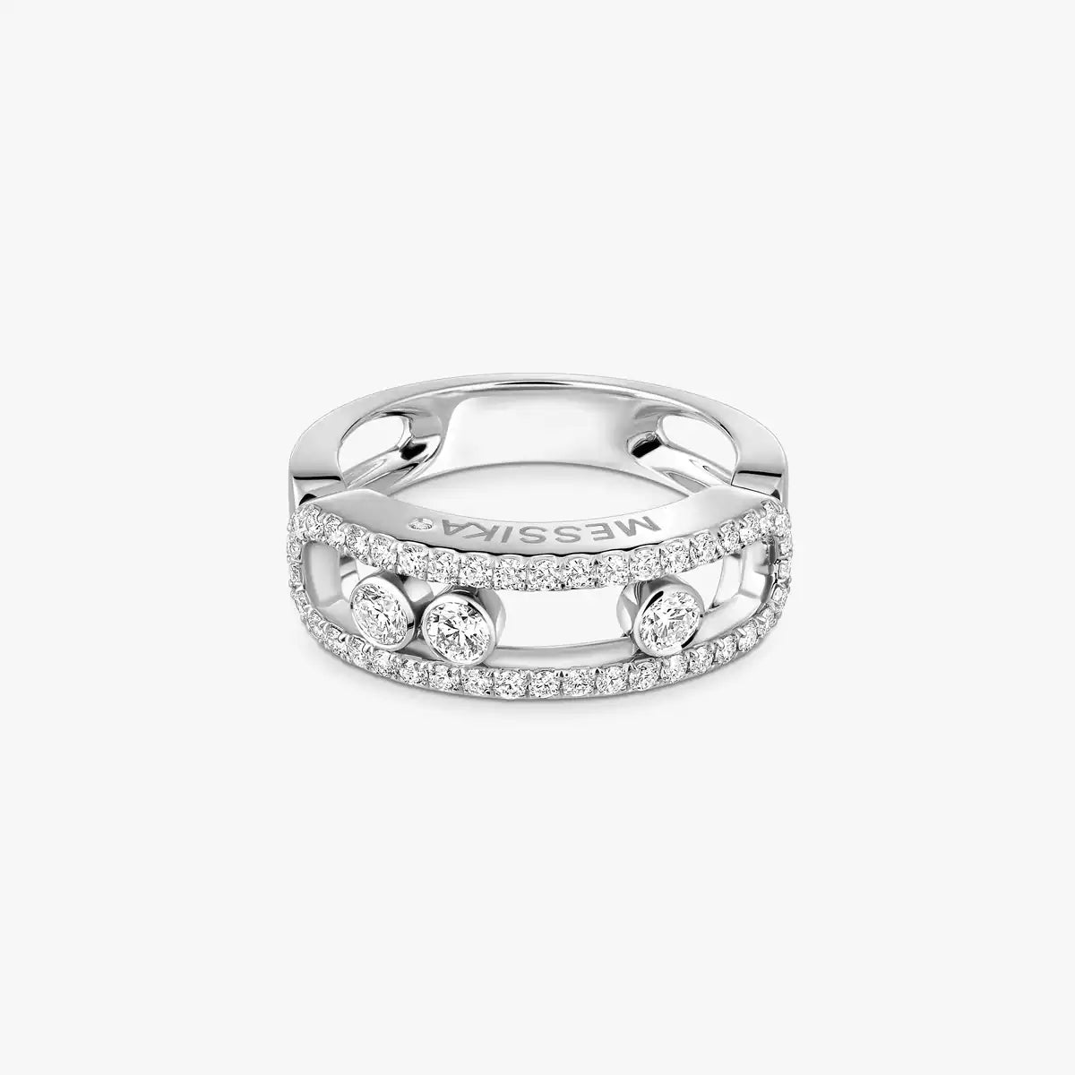 [Loco ] Move Gold Diamond Pave_ Ring