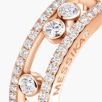 [Loco ] Move Gold Diamond Pave_ Ring