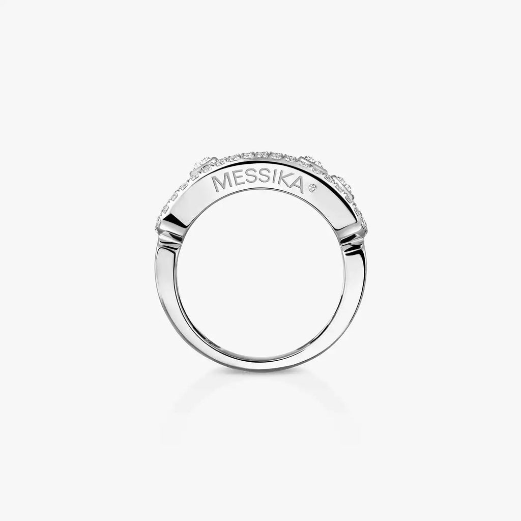 [Loco ] Move Gold Diamond Pave_ Ring
