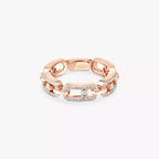 [Loco ]Move Link Pave_-Set Diamond Ring in Gold