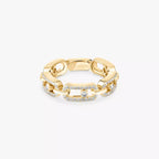 [Loco ]Move Link Pave_-Set Diamond Ring in Gold