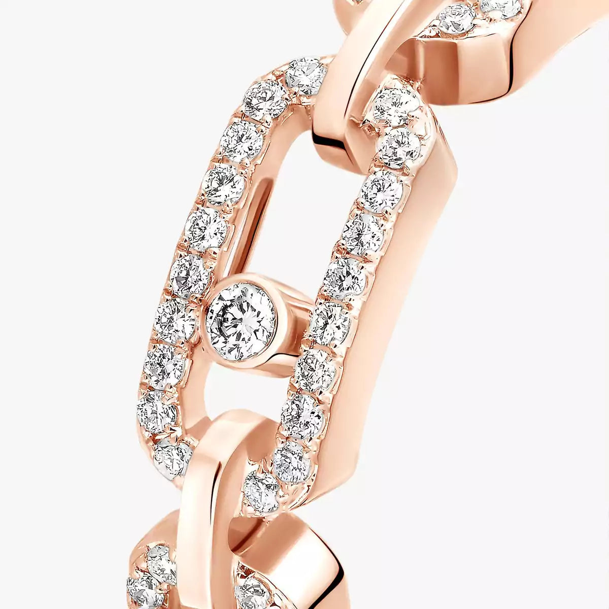 [Loco ]Move Link Pave_-Set Diamond Ring in Gold