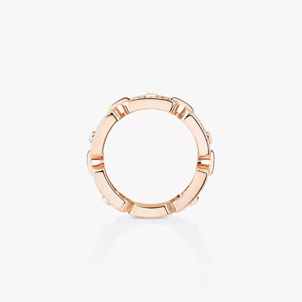 [Loco ]Move Link Pave_-Set Diamond Ring in Gold