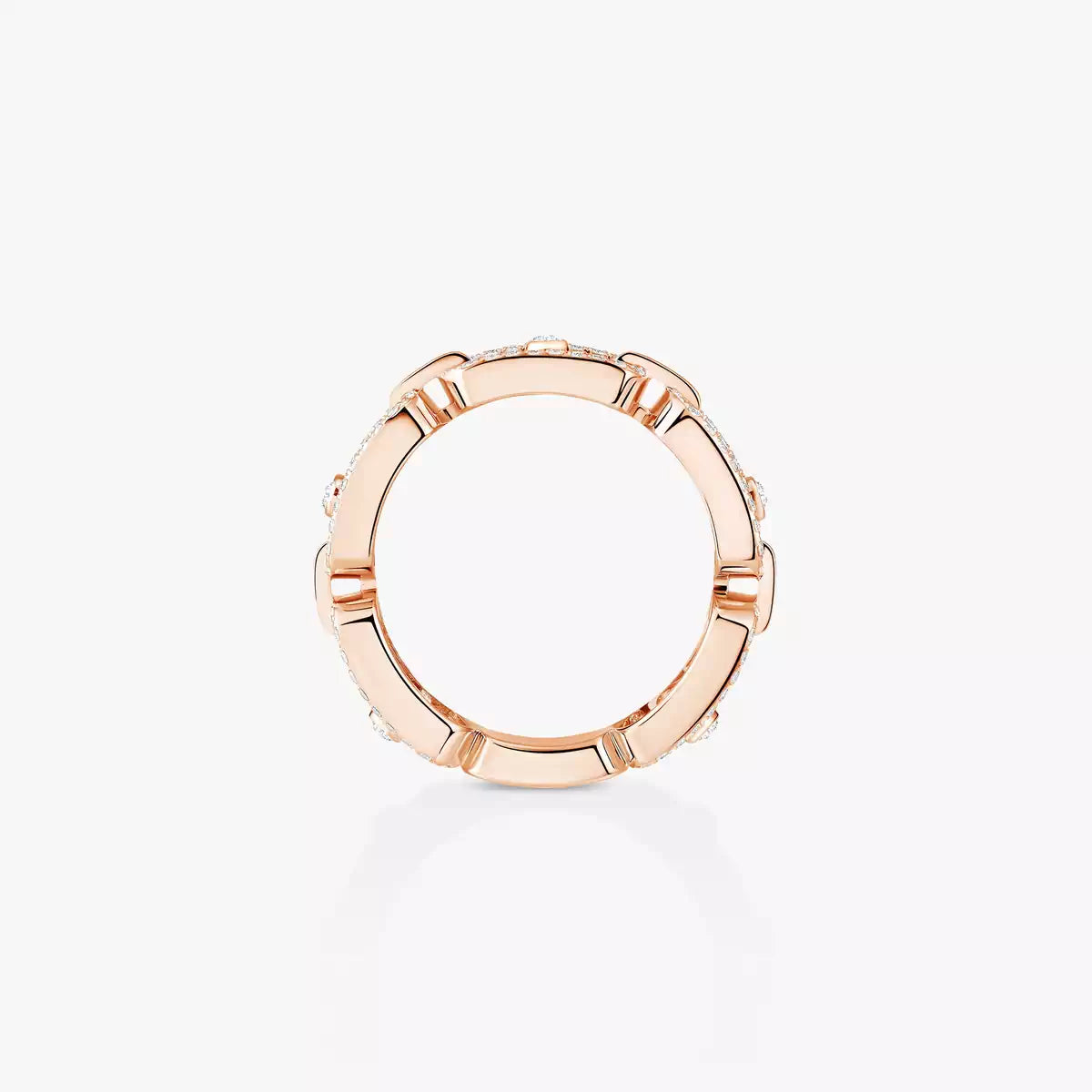 [Loco ]Move Link Pave_-Set Diamond Ring in Gold