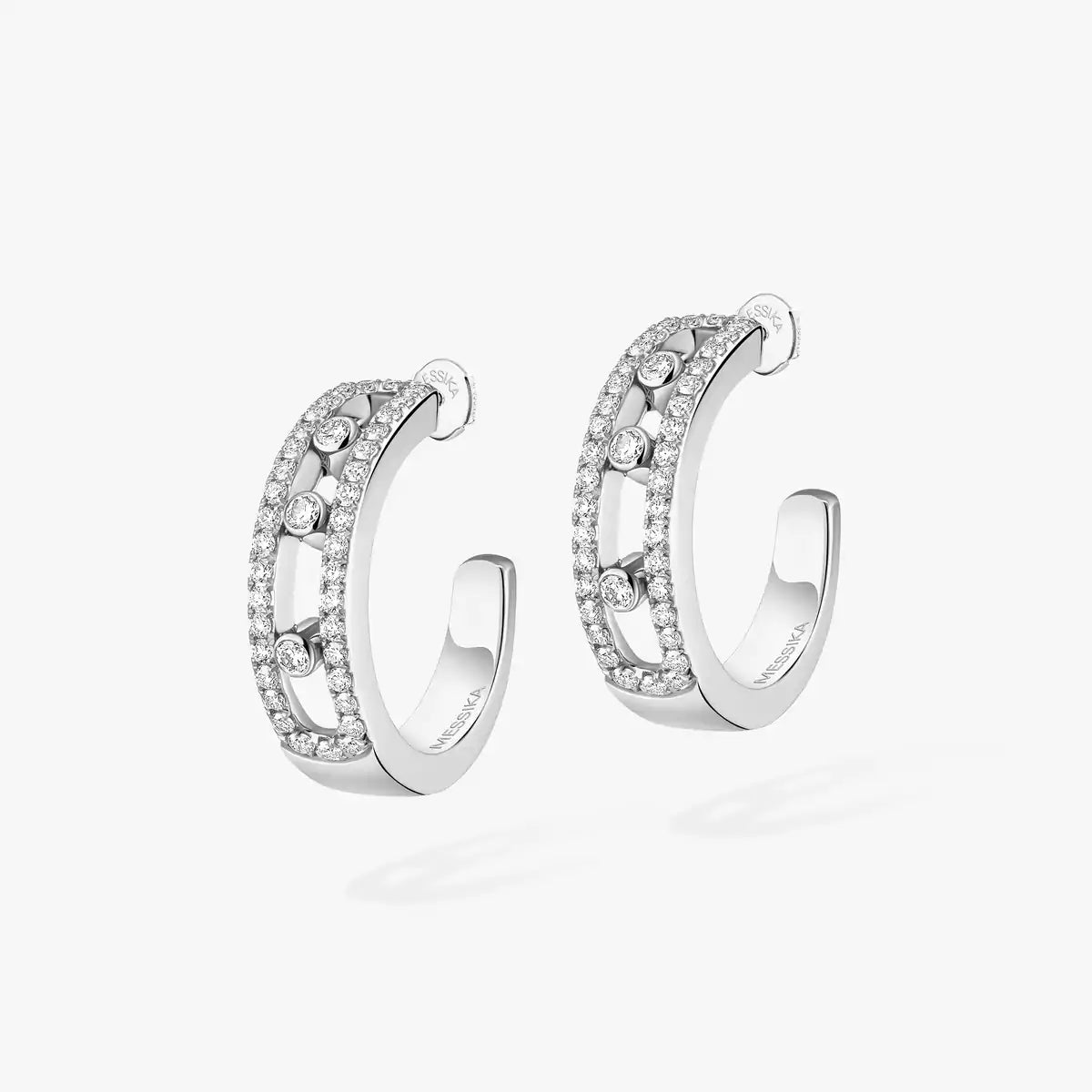 [Loco ]Diamond Pave_ Hoop Earrings Move
