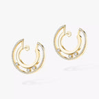 [Loco ]Move Romane Small Diamond Hoop Earrings