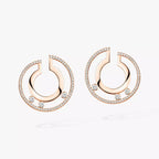 [Loco ]Move Romane Small Diamond Hoop Earrings