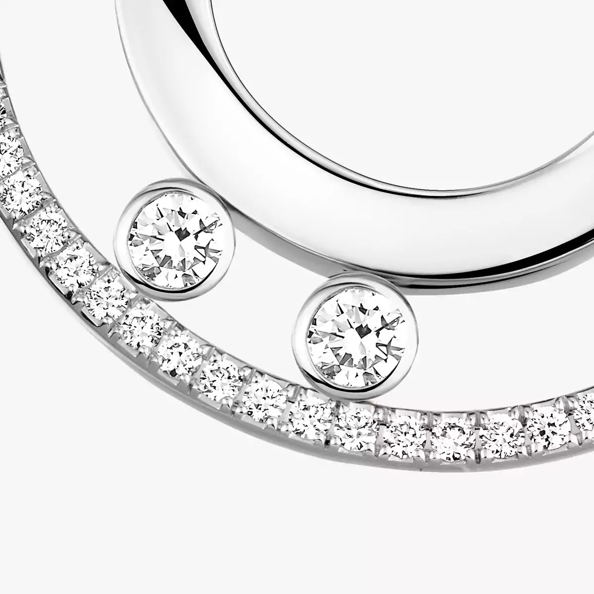 [Loco ]Move Romane Small Diamond Hoop Earrings