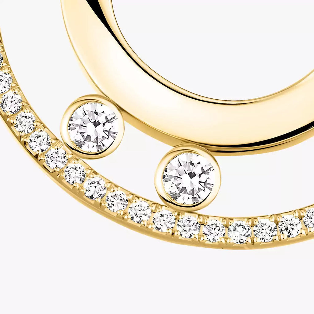[Loco ]Move Romane Small Diamond Hoop Earrings