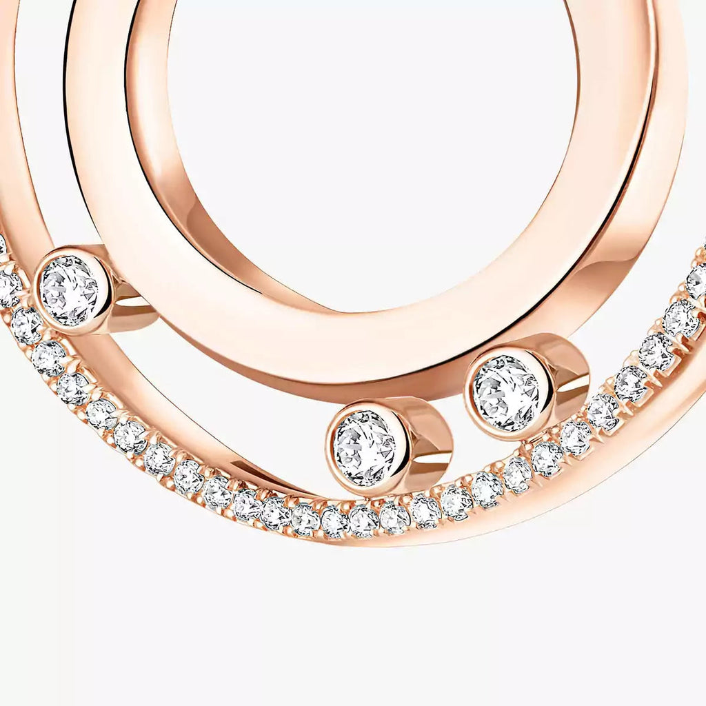 [Loco ]Move Romane Small Diamond Hoop Earrings