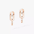 [Loco ]Diamond Mini Hoop Earrings Move Classique