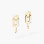 [Loco ]Diamond Mini Hoop Earrings Move Classique