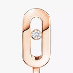 [Loco ]Diamond Mini Hoop Earrings Move Classique
