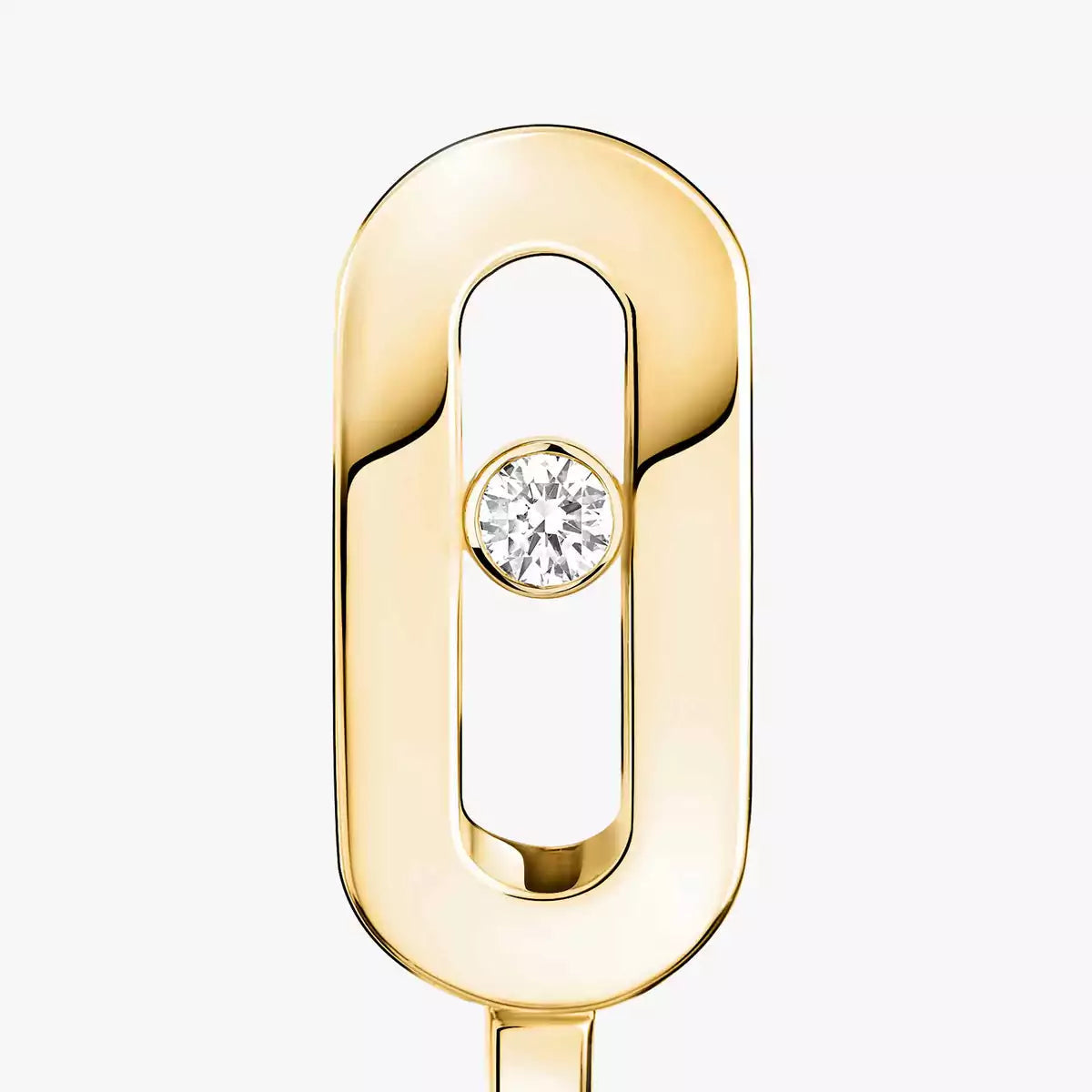 [Loco ]Diamond Mini Hoop Earrings Move Classique