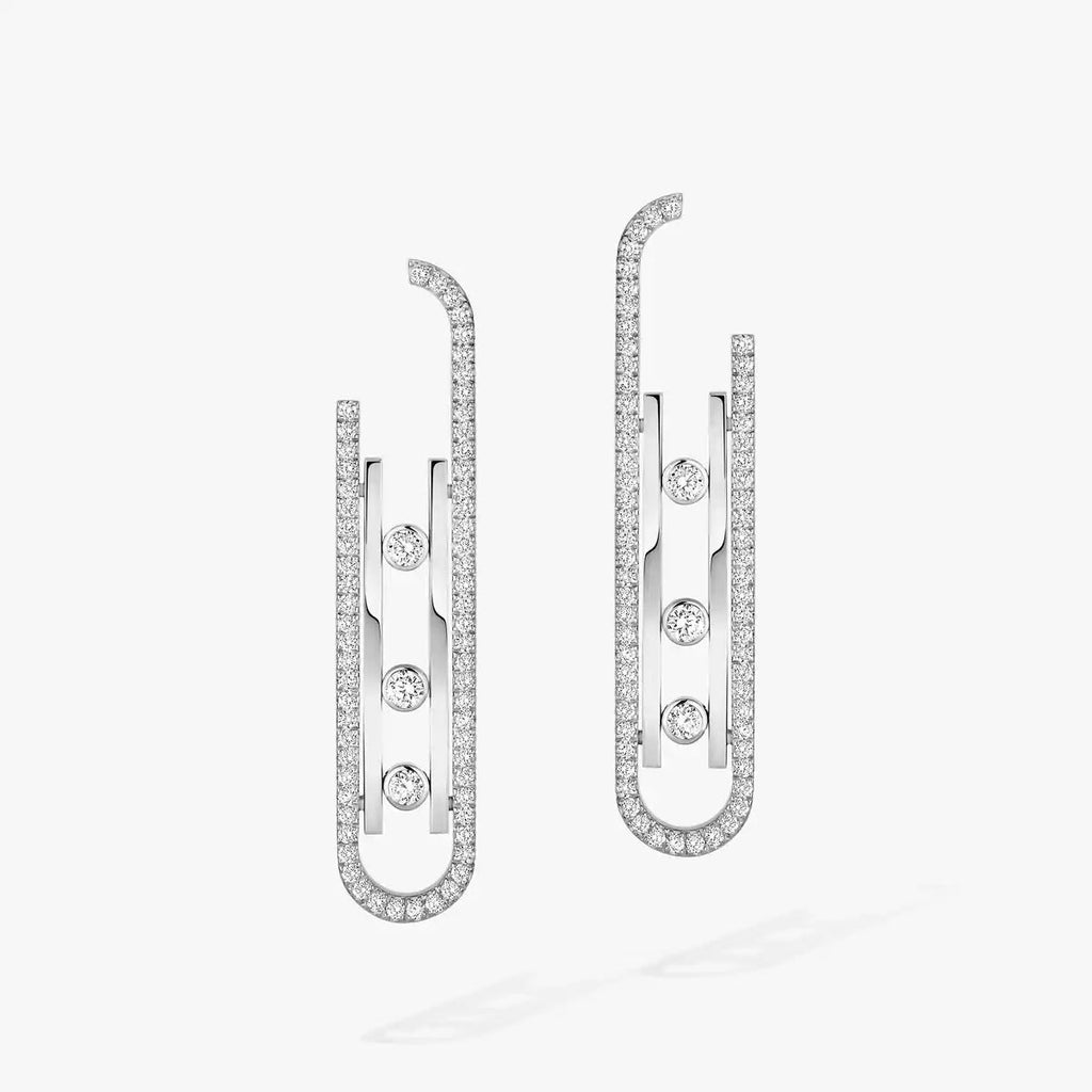 [Loco ]Diamond Pendant Earrings Move 10Th