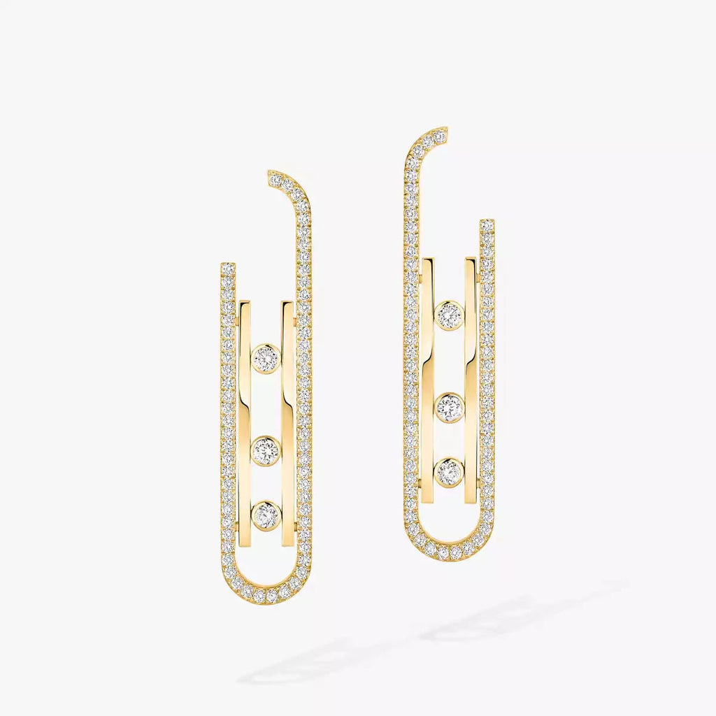 [Loco ]Diamond Pendant Earrings Move 10Th