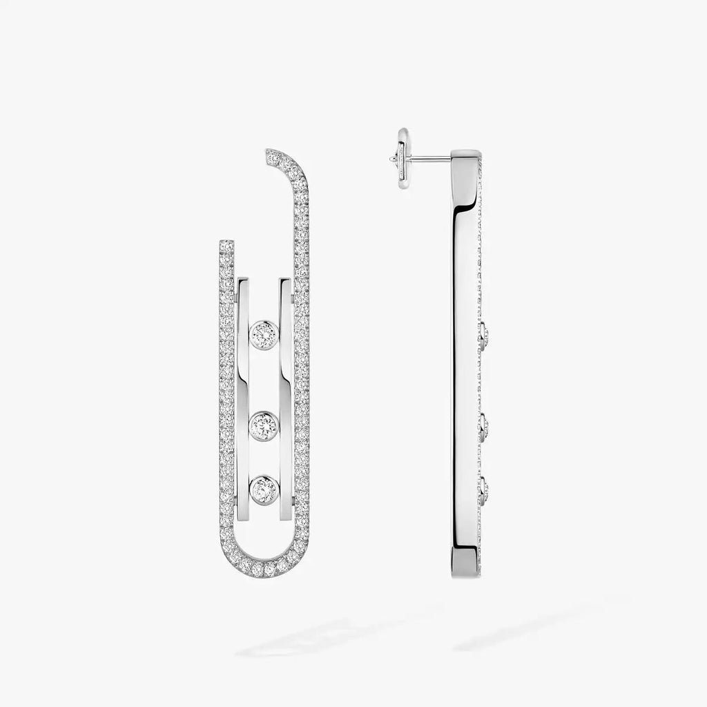 [Loco ]Diamond Pendant Earrings Move 10Th