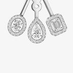 [Loco ] My Twin Trio  Diamond Earrings