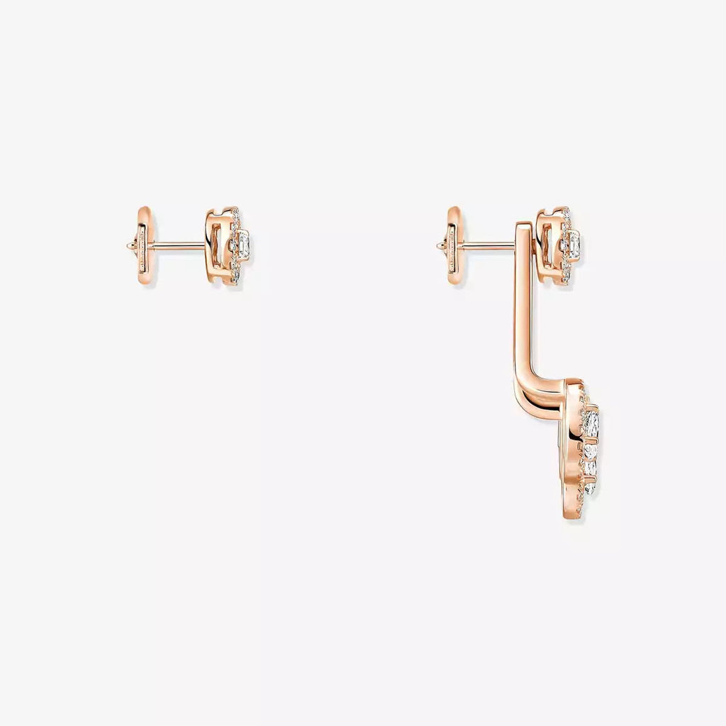 [Loco ] My Twin Trio  Diamond Earrings