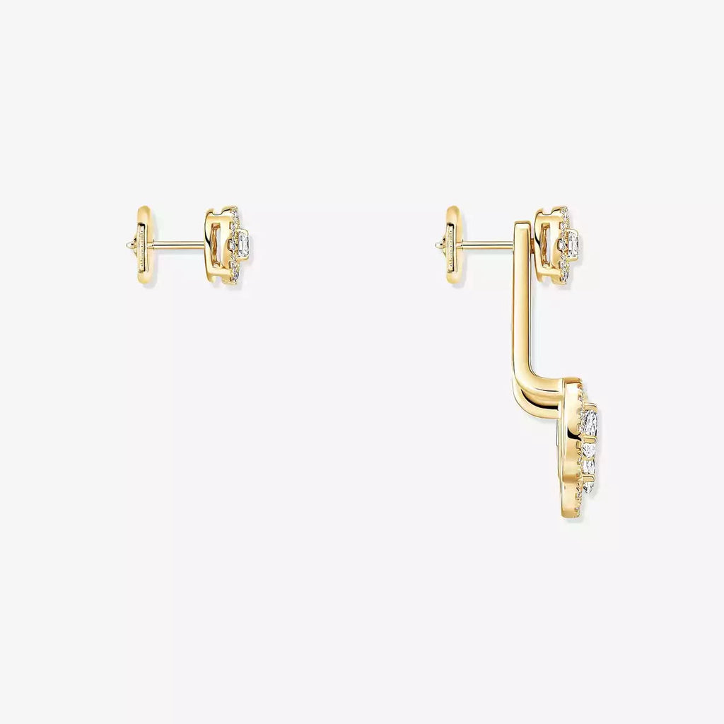 [Loco ] My Twin Trio  Diamond Earrings