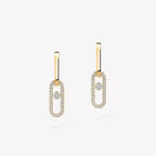 [Loco ]Move Link Diamond Earrings