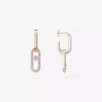[Loco ]Move Link Diamond Earrings