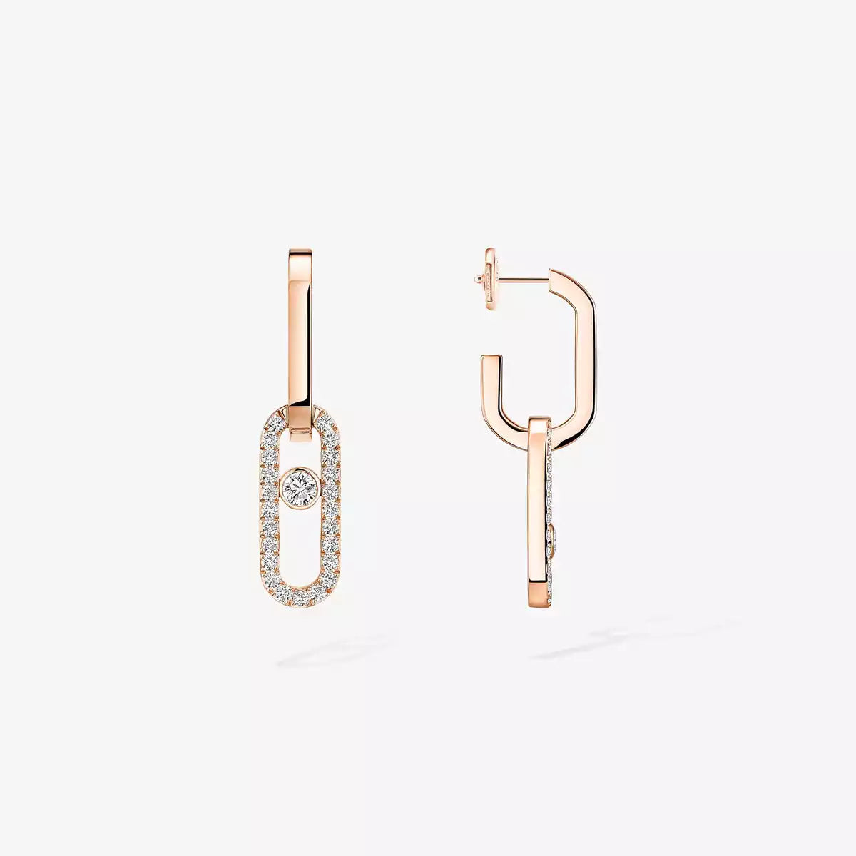 [Loco ]Move Link Diamond Earrings