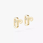 [Loco ]Move Uno Diamond Stud Earrings