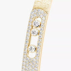 [Loco ]Move Noa Ciselé half pavé bangle