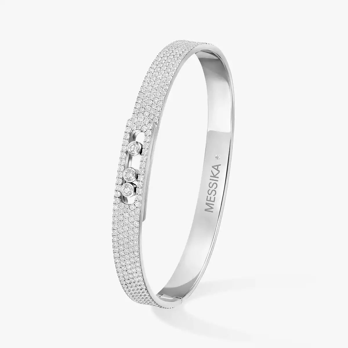 [Loco ]Move Noa Full Pavé Diamond Bangle Bracelet