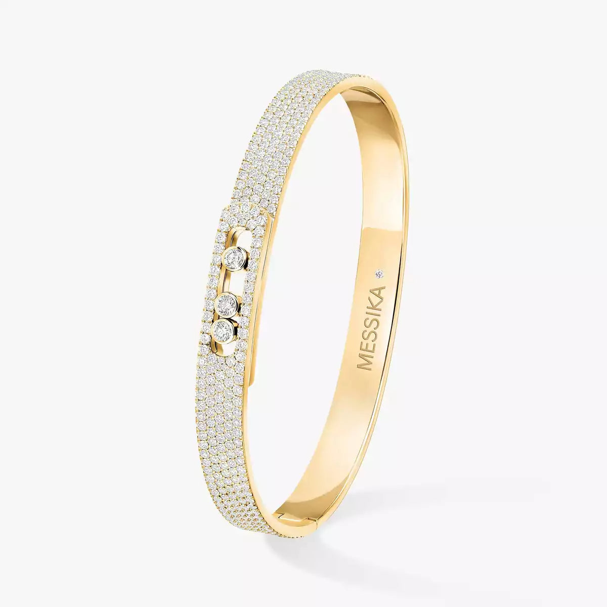 [Loco ]Move Noa Full Pavé Diamond Bangle Bracelet
