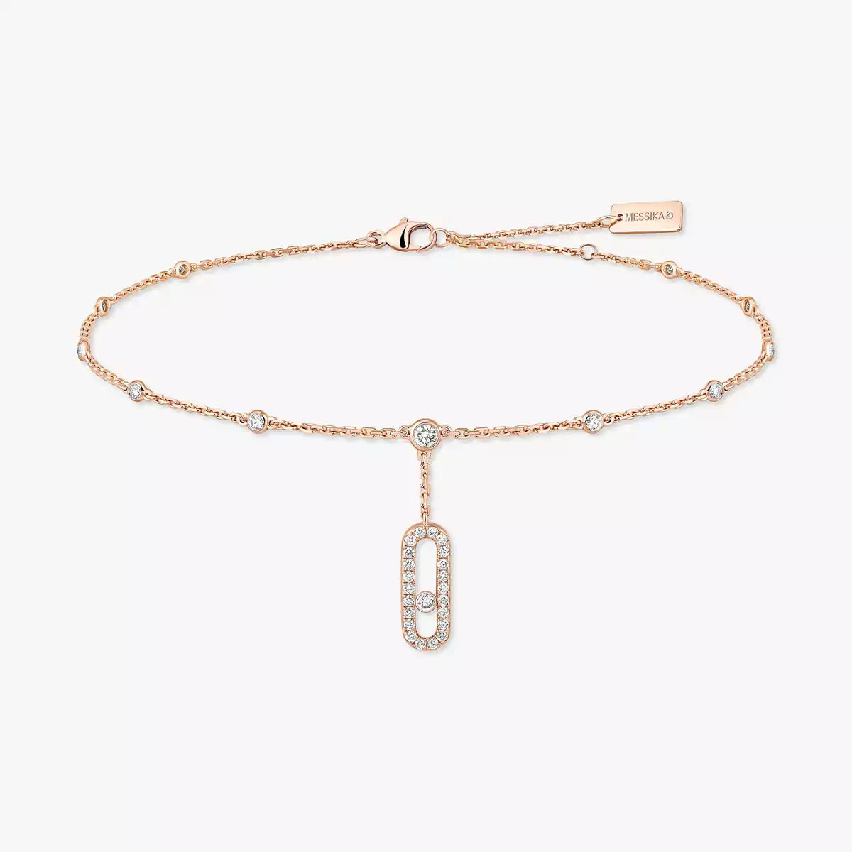 [Loco ] Move Uno pavé ankle bracelet