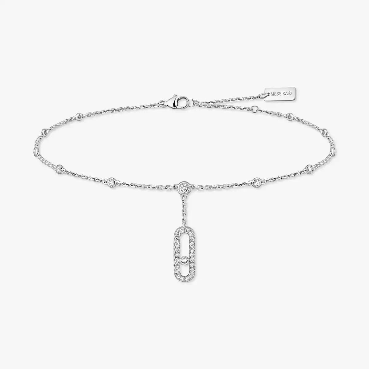 [Loco ] Move Uno pavé ankle bracelet