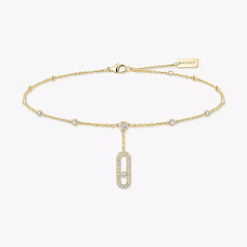 [Loco ] Move Uno pavé ankle bracelet