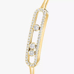 [Loco ]Move Pavé Diamond Bangle Bracelet M