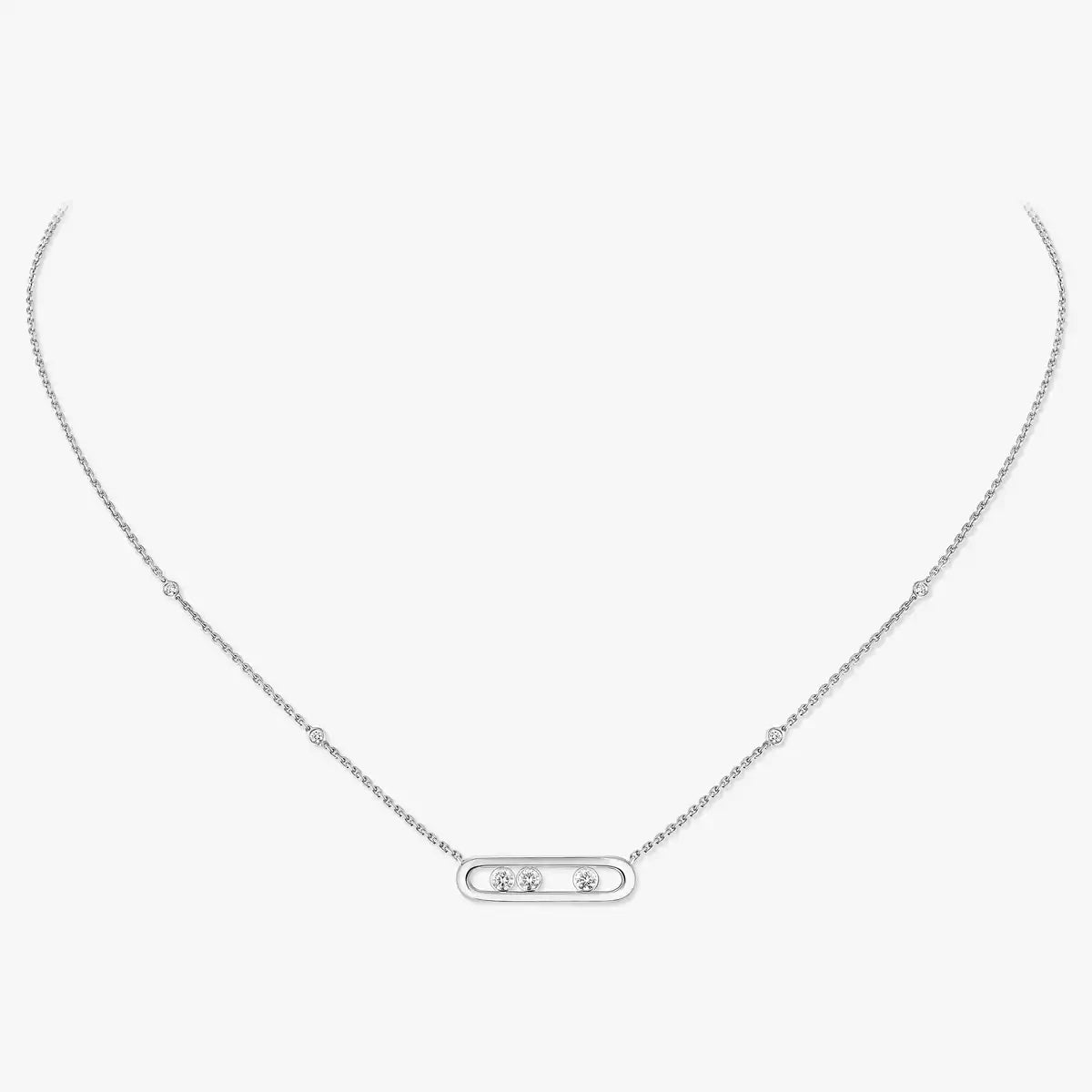 [Loco ] Baby Move Gold Diamond Necklace