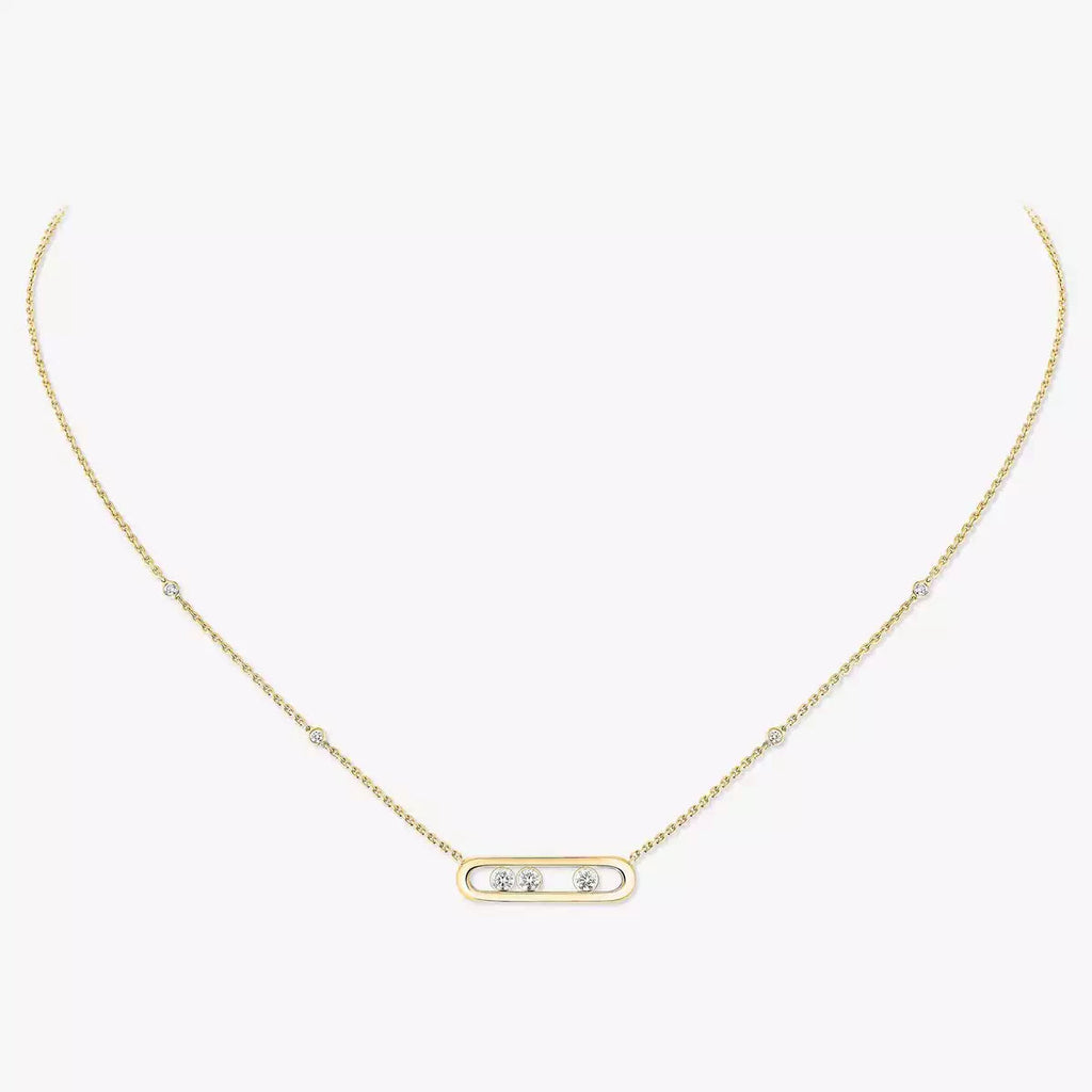 [Loco ] Baby Move Gold Diamond Necklace