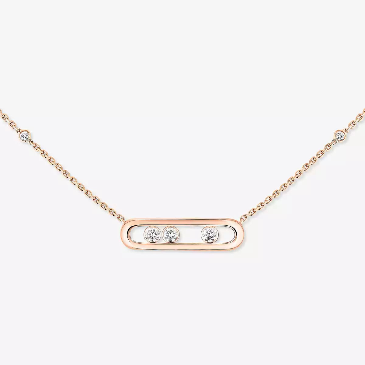 [Loco ] Baby Move Gold Diamond Necklace