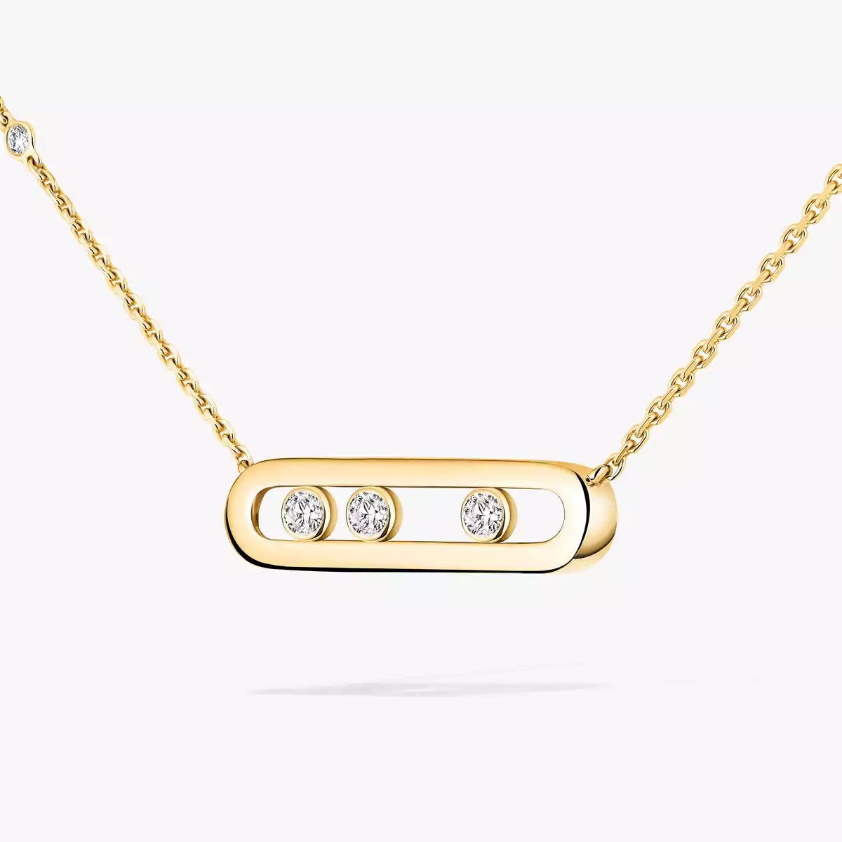 [Loco ] Baby Move Gold Diamond Necklace